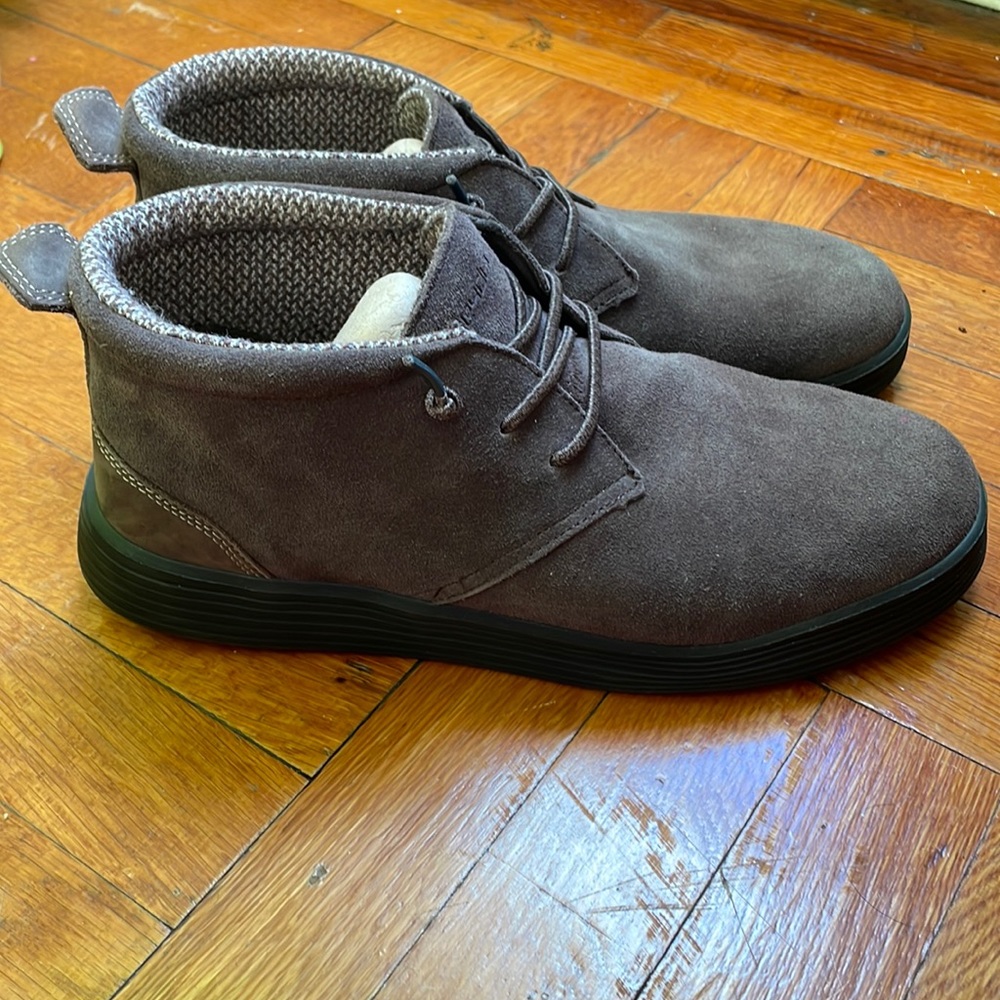 Men’s HEY DUDE Jo Suede Java size US 10
